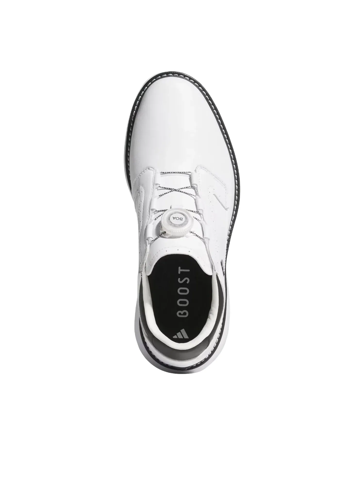 Кроссовки для гольфа Adidas MC70 BOA Spikeless 'Cloud White Core Black Crystal Sky' JQ3462 — 2