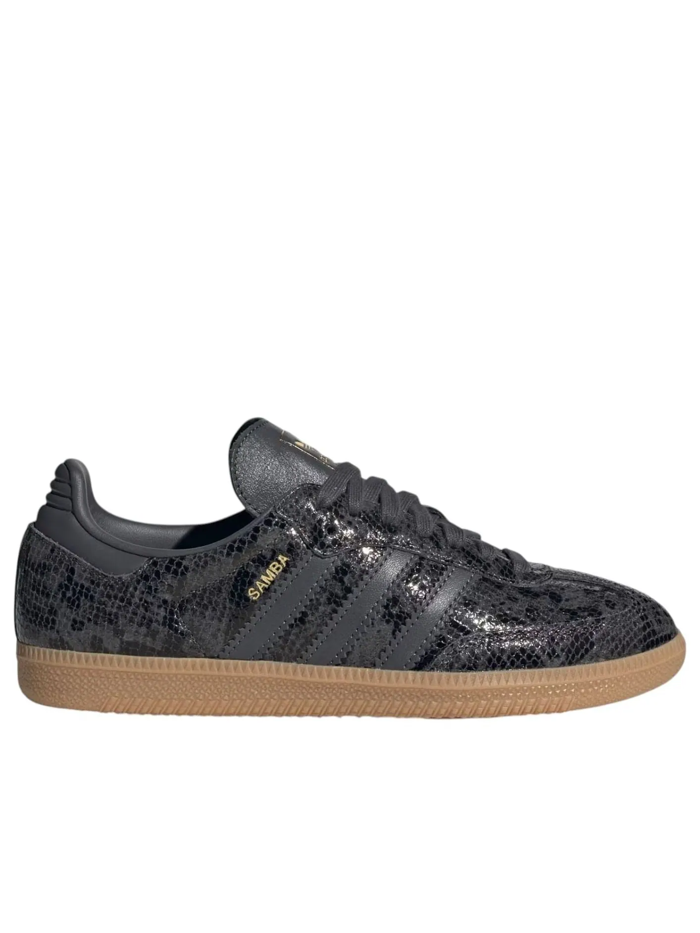 Кроссовки (WMNS) adidas Samba Faux Snakeskin 'Black' — изображение 5 из 6, черный