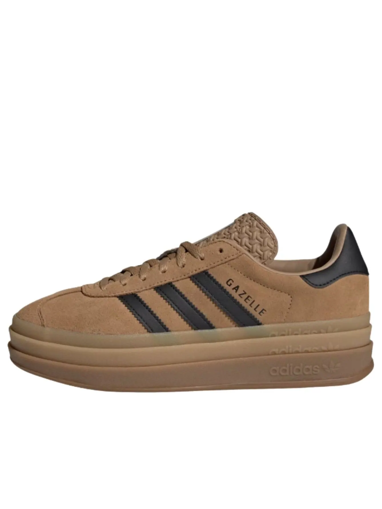 (WMNS) Adidas Gazelle Bold 'Cardboard Black Gum' — изображение 1 из 6, черный