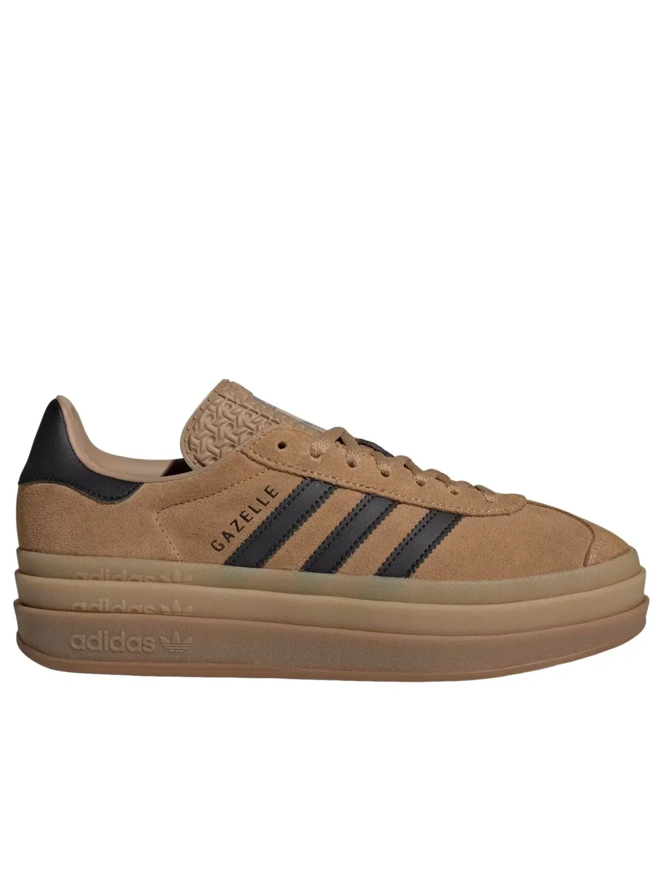 (WMNS) Adidas Gazelle Bold 'Cardboard Black Gum' — изображение 6 из 6, черный