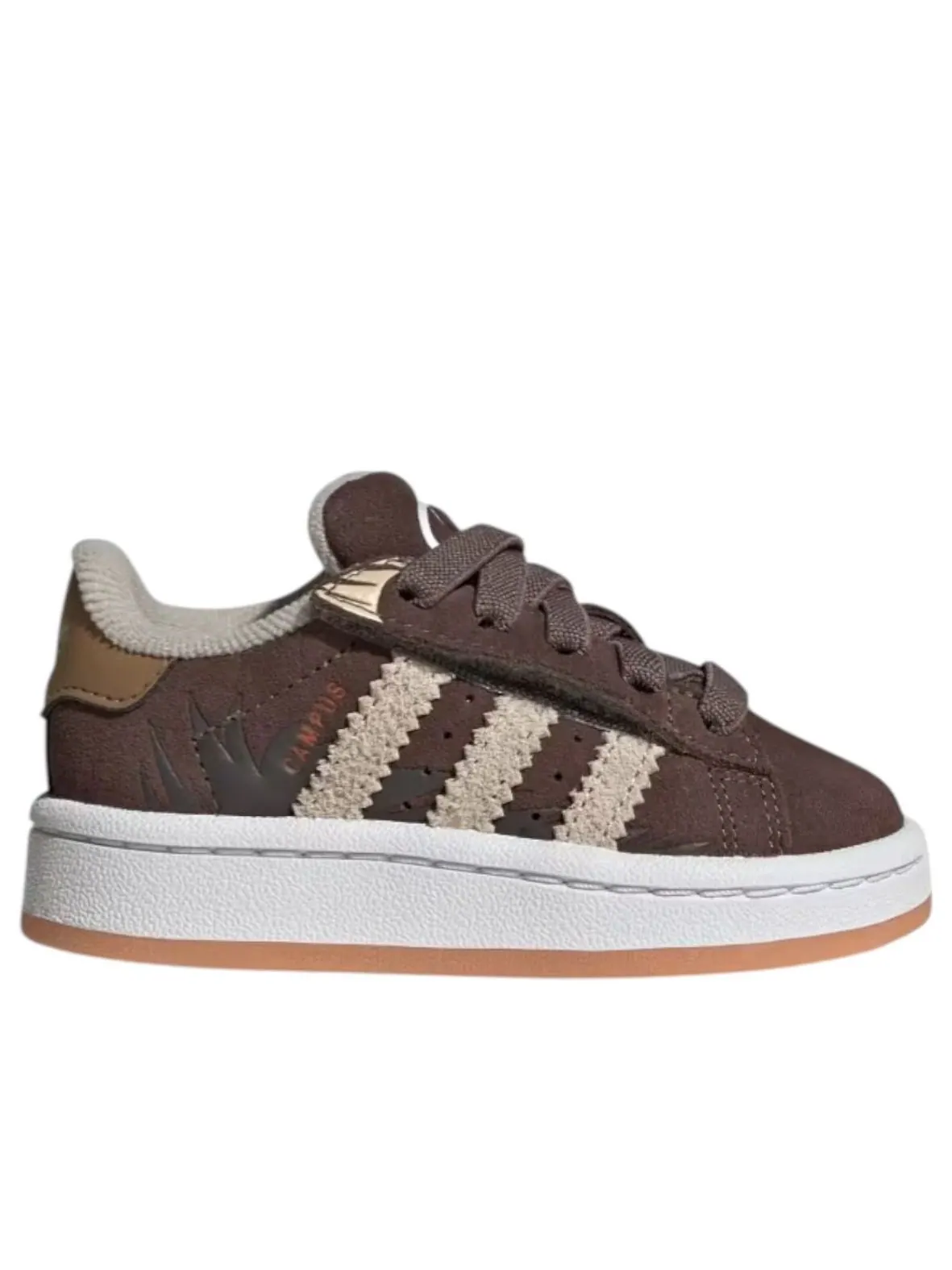 Кроссовки (TD) adidas x Disney Campus 00s Comfort Closure EL I 'Flash Slothmore' — изображение 2 из 6, коричневый