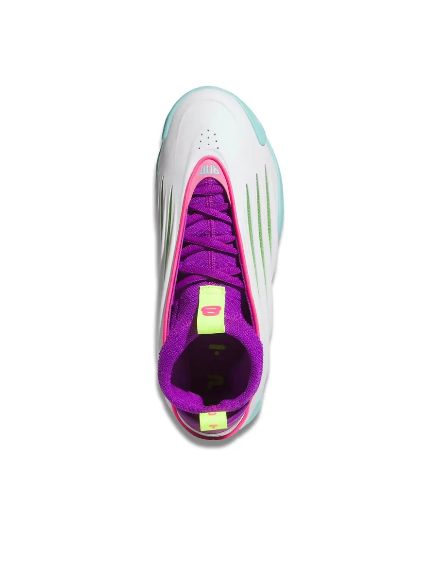 Кроссовки adidas x Jalen Williams Harden Vol. 9 'White Lucid Lime Pink' — изображение 4 из 5, белый