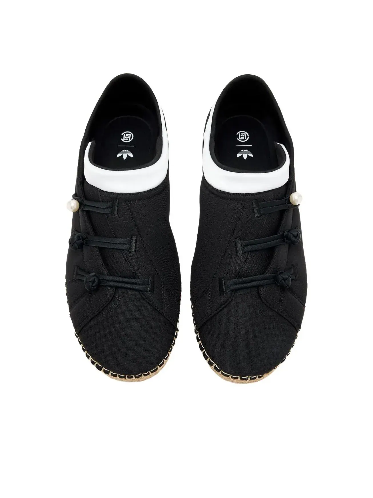 Кроссовки Adidas x CLOT Qi Flow 'Black White' — изображение 3 из 3, черный