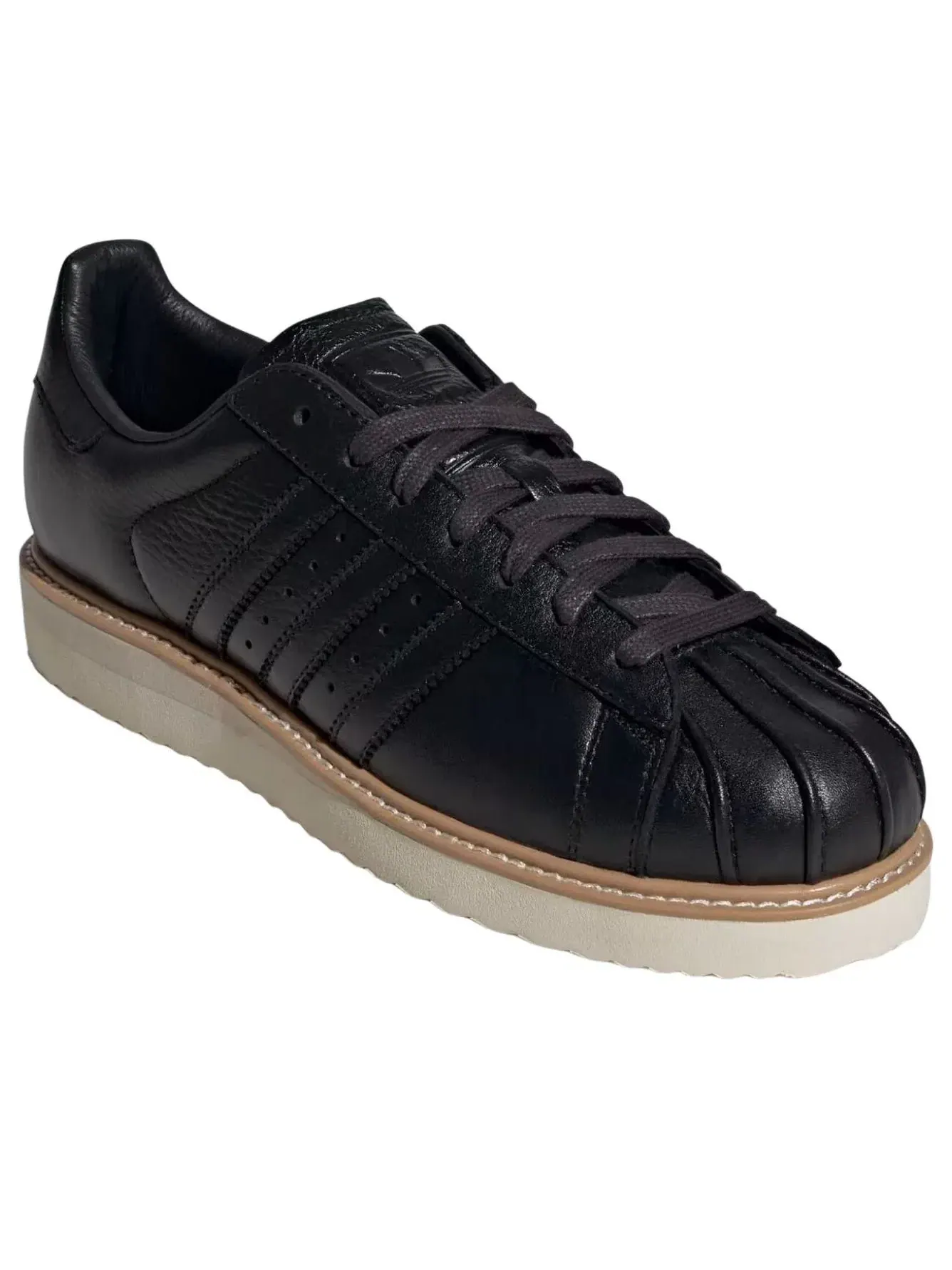 Кроссовки Adidas Superstar Lux 'Core Black Warm Sandstone' JQ4314 — изображение 2 из 6, черный