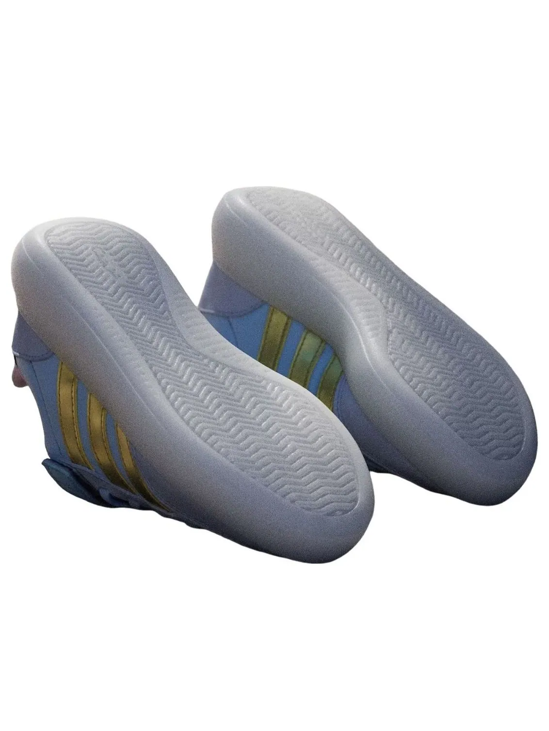 (PS) Adidas x Disney Frozen Barreda Decode 'Glow Blue Gold Metallic' — изображение 3 из 3