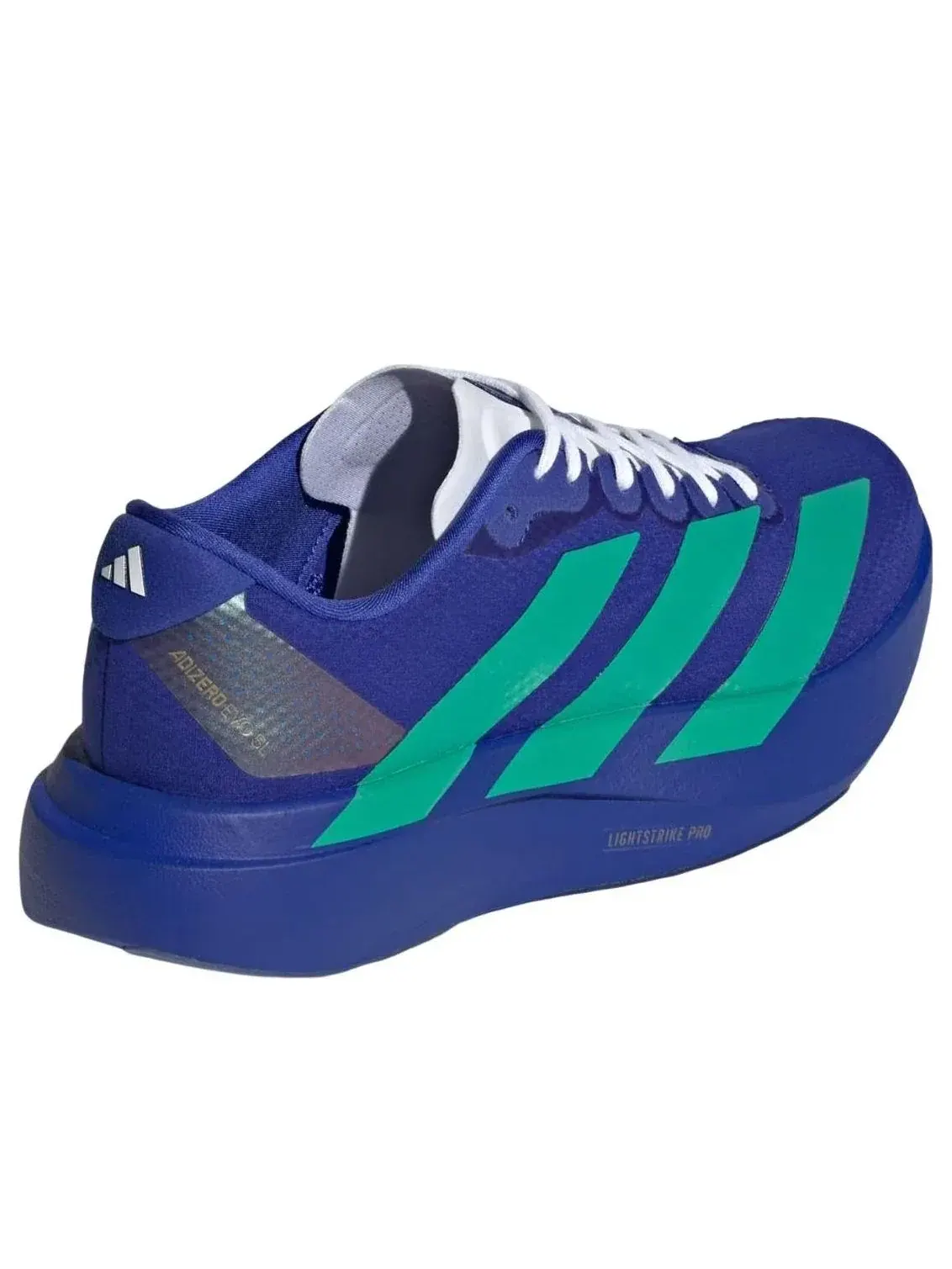 Кроссовки (WMNS) Adidas Adizero Evo SL Woven 'Lucid Blue Court Green' — изображение 5 из 5, синий