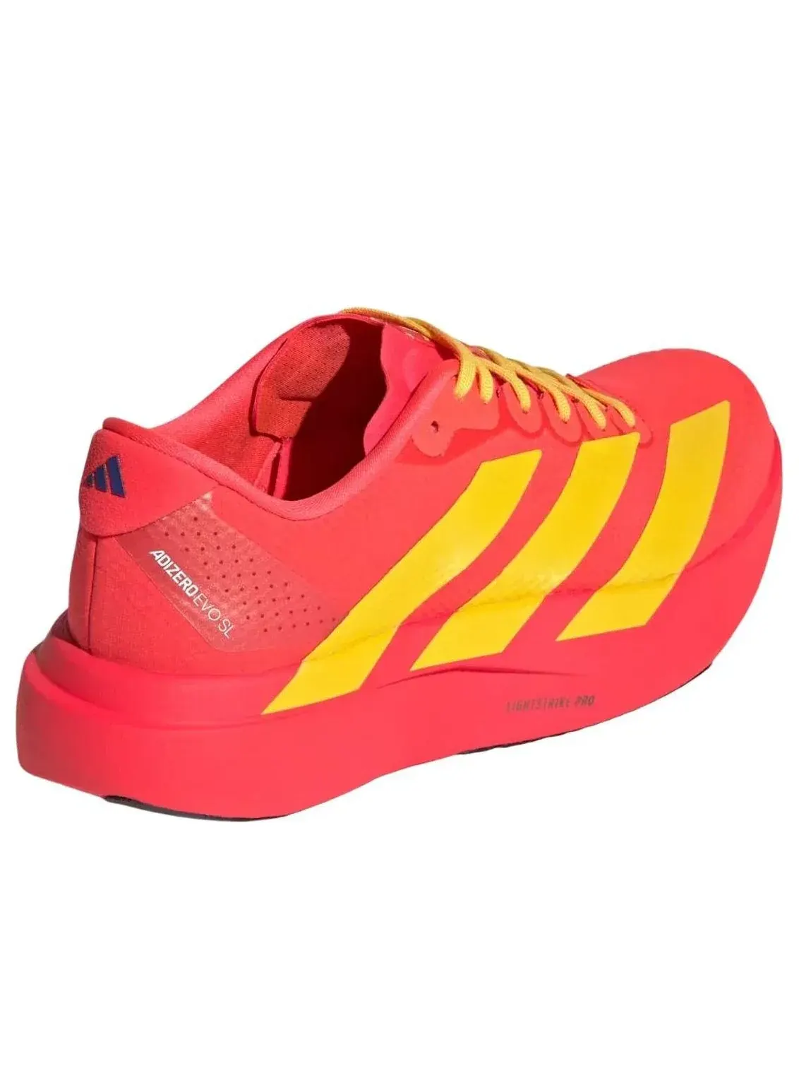 Кроссовки (WMNS) Adidas Adizero Evo SL Woven 'Lucid Red Gold' — изображение 5 из 5, красный