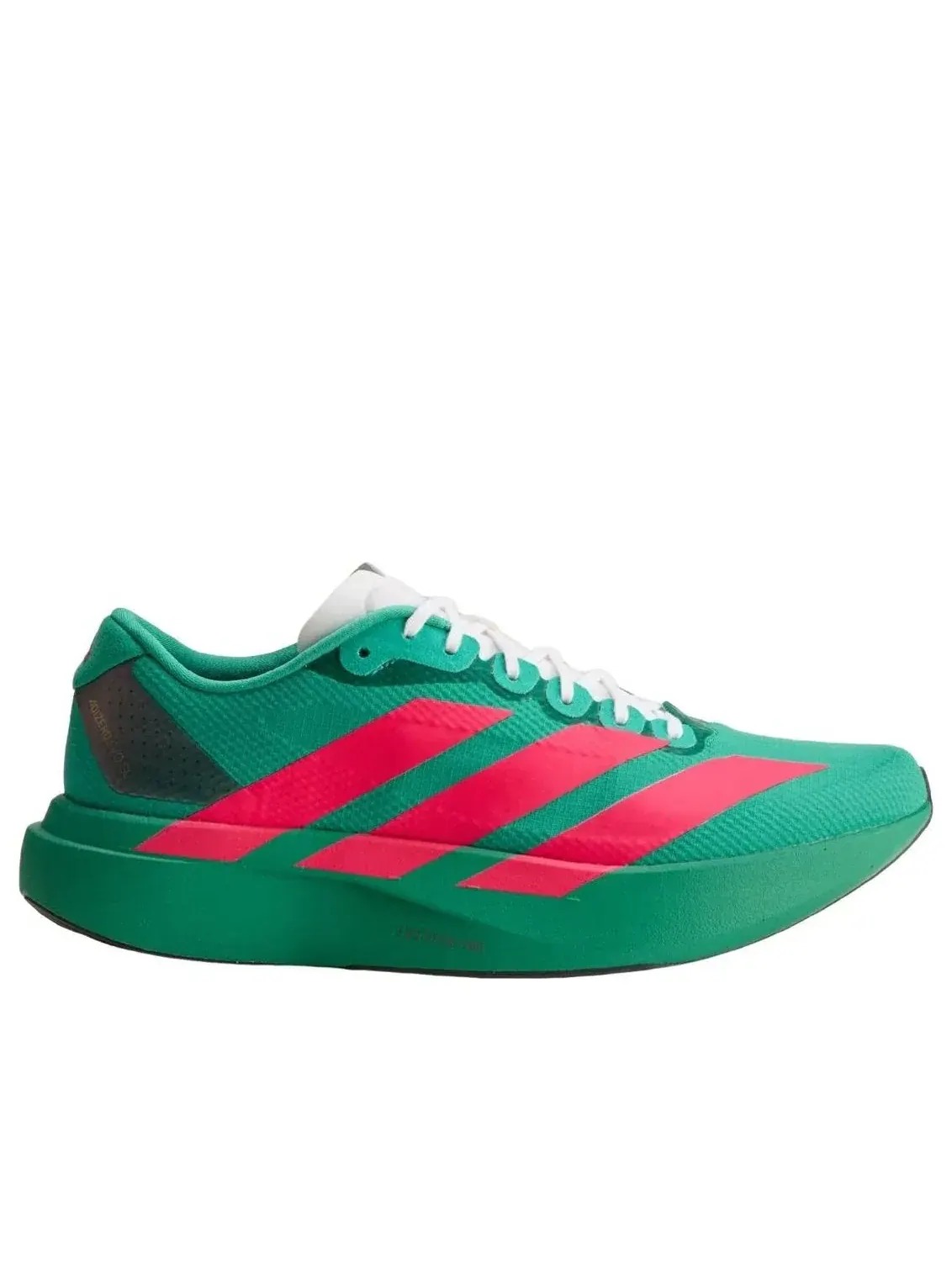 Кроссовки (WMNS) Adidas Adizero Evo SL Woven 'Court Green Lucid Red' — изображение 2 из 5, зеленый
