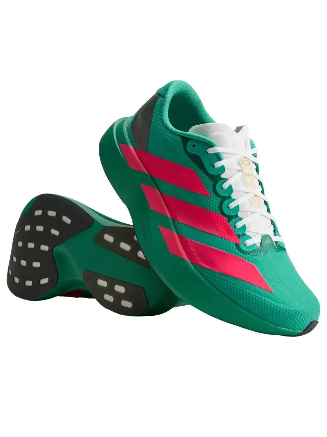 Кроссовки (WMNS) Adidas Adizero Evo SL Woven 'Court Green Lucid Red' — изображение 4 из 5, зеленый
