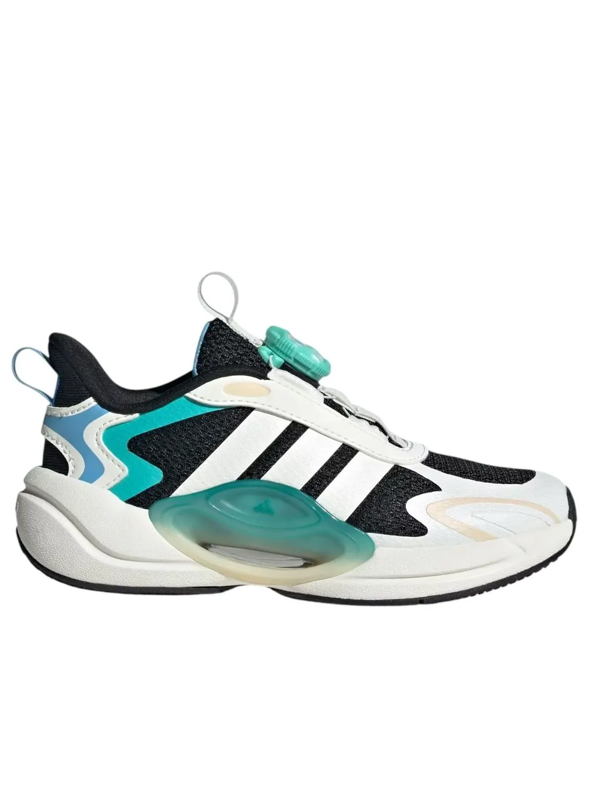 (PS) Adidas Galaxy Scout Habu 'White Semi Blue Burst Mint' — изображение 2 из 6, белый/синий
