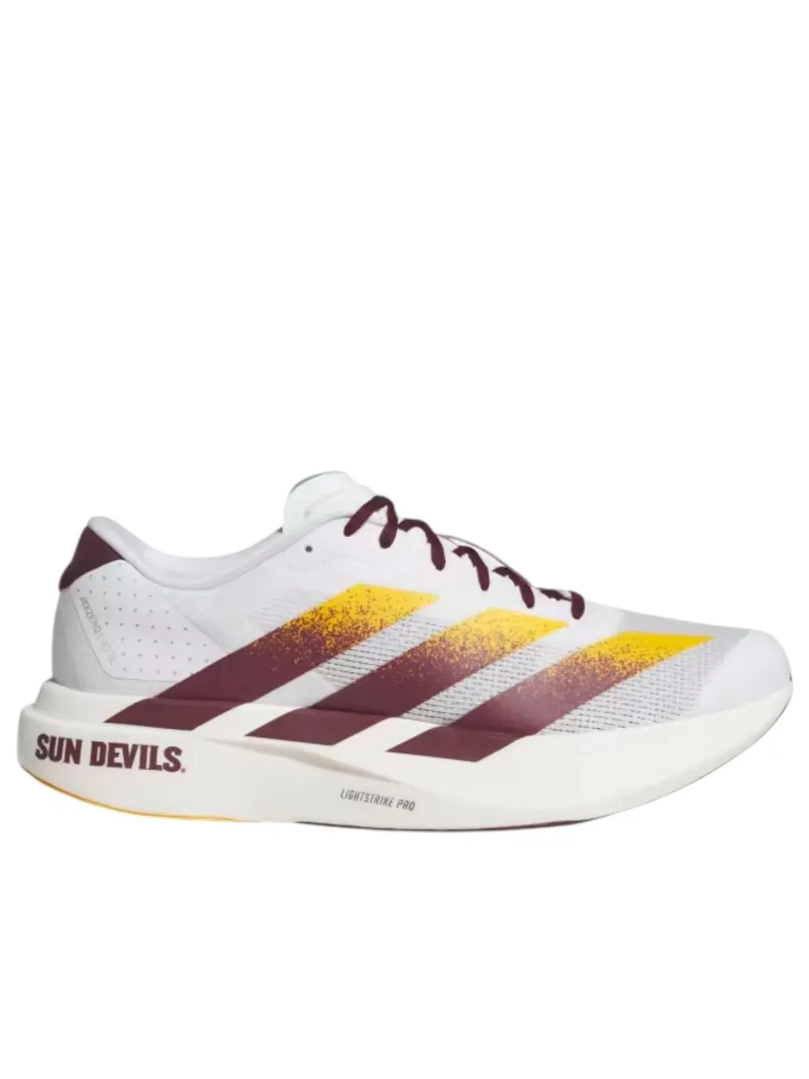 Adidas x NCAA x Adizero Evo SL 'Arizona State Sun Devils' — изображение 2 из 6, белый//золотистый