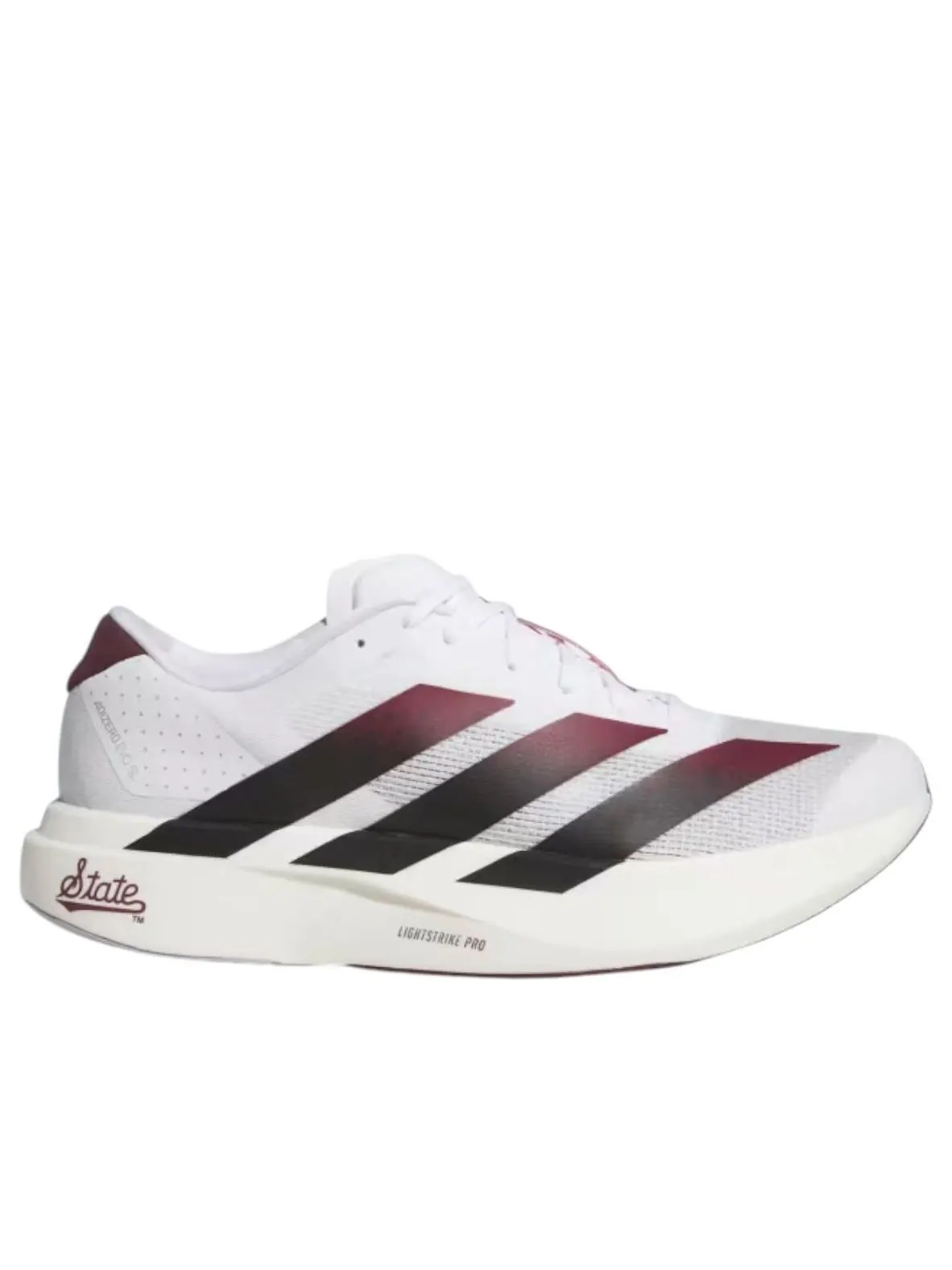 Adidas x NCAA x Adizero Evo SL 'Mississippi Bulldogs' — изображение 2 из 6, белый/черный