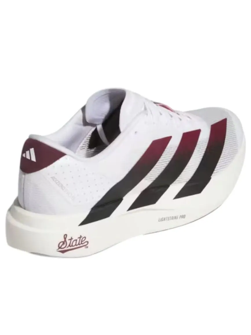 Adidas x NCAA x Adizero Evo SL 'Mississippi Bulldogs' — изображение 6 из 6, белый/черный