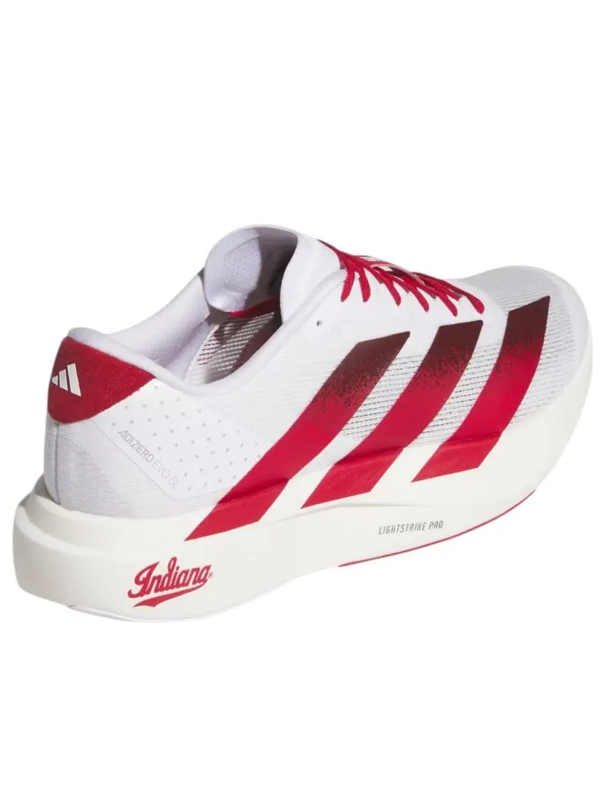 Adidas x NCAA x Adizero Evo SL 'Indiana Hoosiers' — изображение 6 из 6, белый/красный/бордовый