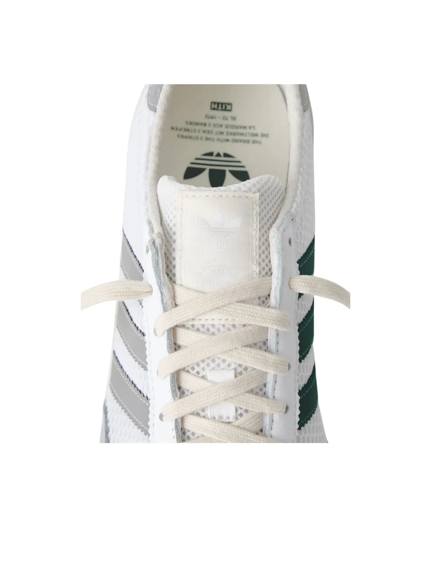 Кроссовки adidas x Kith SL 72 OG 'White Metallic Silver' — изображение 4 из 4, белый