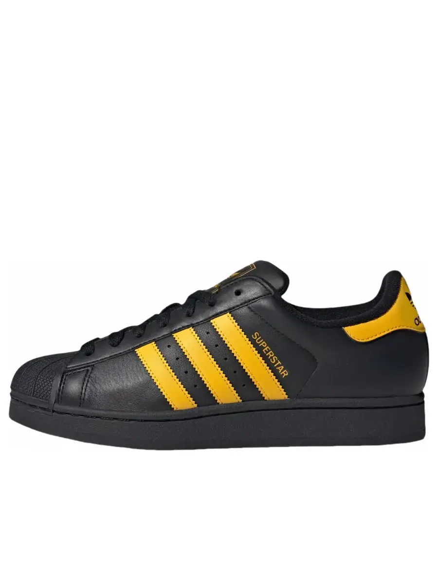 Кроссовки adidas Superstar 2 'Core Black Crew Yellow' — изображение 1 из 6, черный