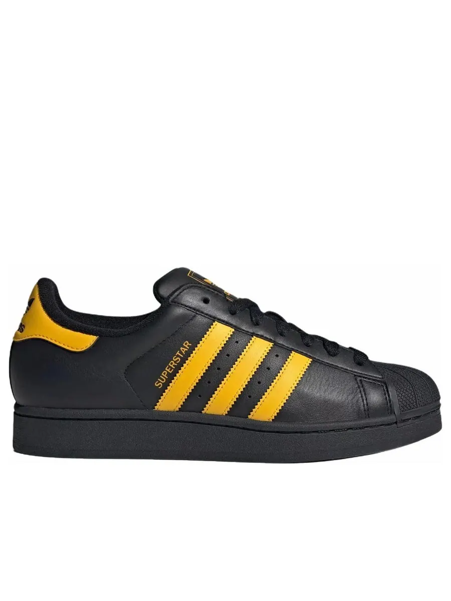 Кроссовки adidas Superstar 2 'Core Black Crew Yellow' — изображение 2 из 6, черный