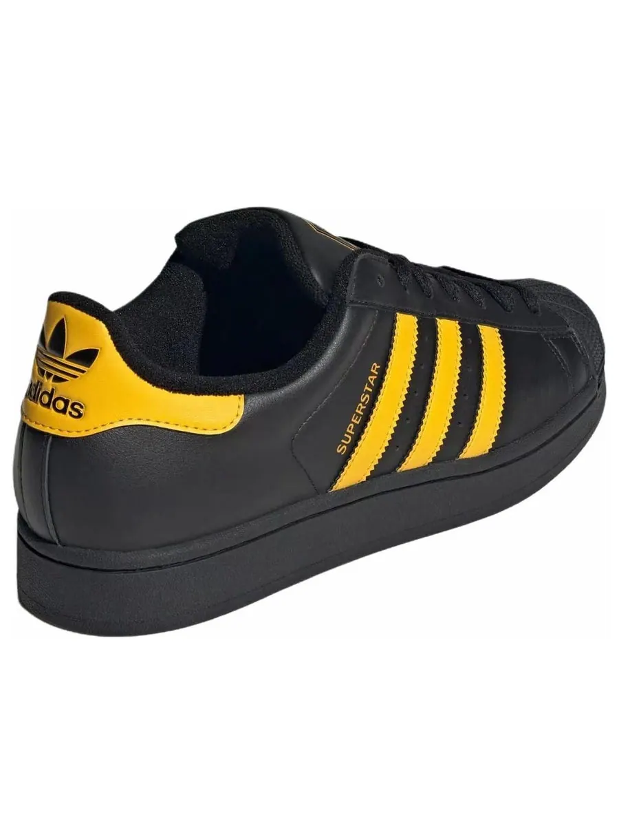 Кроссовки adidas Superstar 2 'Core Black Crew Yellow' — изображение 4 из 6, черный