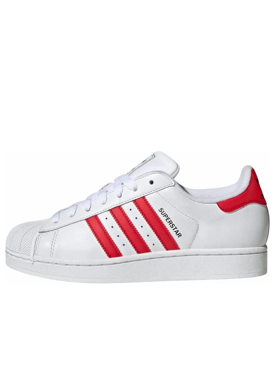 Кроссовки adidas Superstar 2 'Cloud White Better Scarlet' — изображение 1 из 5, белый