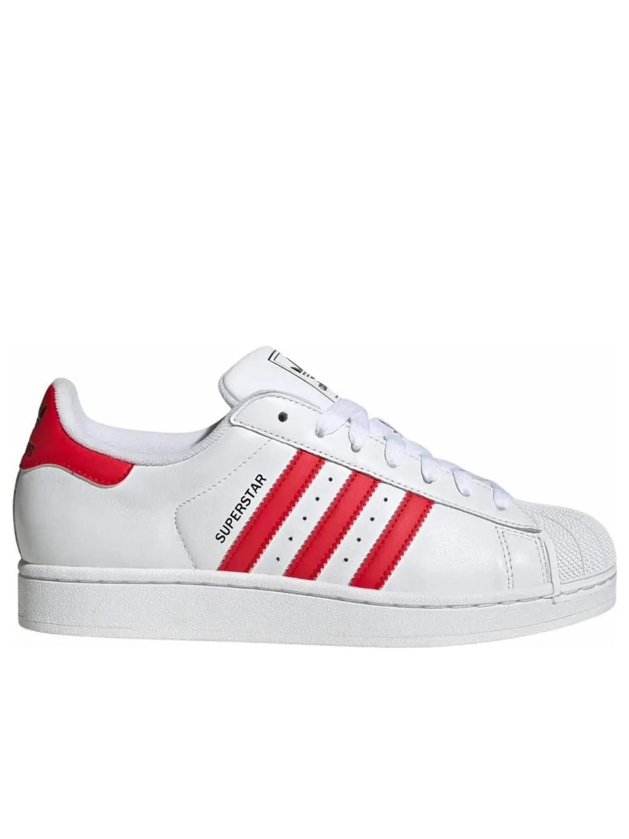 Кроссовки adidas Superstar 2 'Cloud White Better Scarlet' — изображение 2 из 5, белый