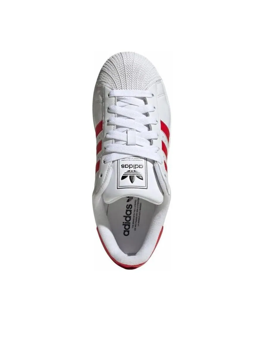 Кроссовки adidas Superstar 2 'Cloud White Better Scarlet' — изображение 4 из 5, белый