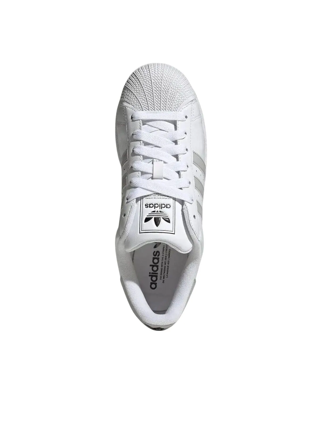 Adidas Superstar 2 'Footwear White Grey' — изображение 3 из 5, белый/серый/черный