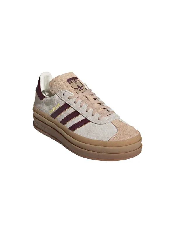 Кроссовки gazelle 'beige burgundy' Adidas — изображение 3 из 4, бежевый/бордовый