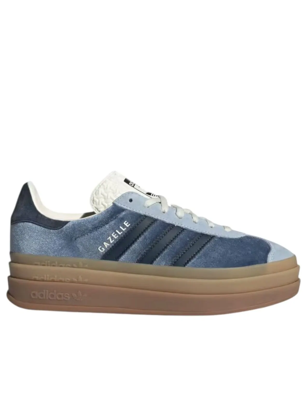 Кроссовки (WMNS) adidas Gazelle Bold Shoes 'Preloved Ink Aurora Ink' — изображение 2 из 6, синий