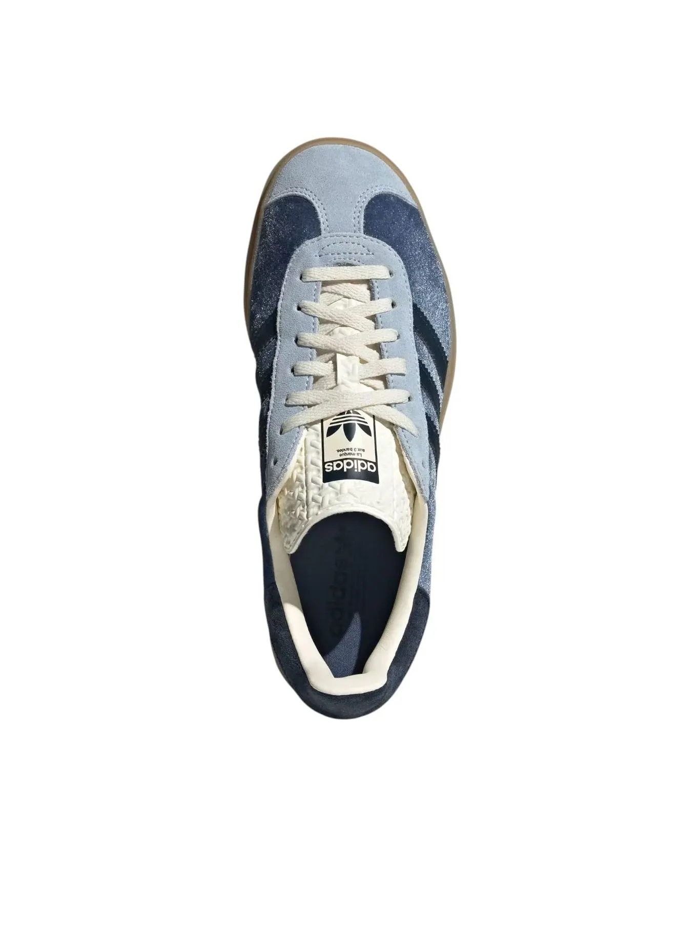 (WMNS) Кроссовки Adidas Gazelle Bold 'Preloved Ink Aurora Ink' — изображение 3 из 6, синий
