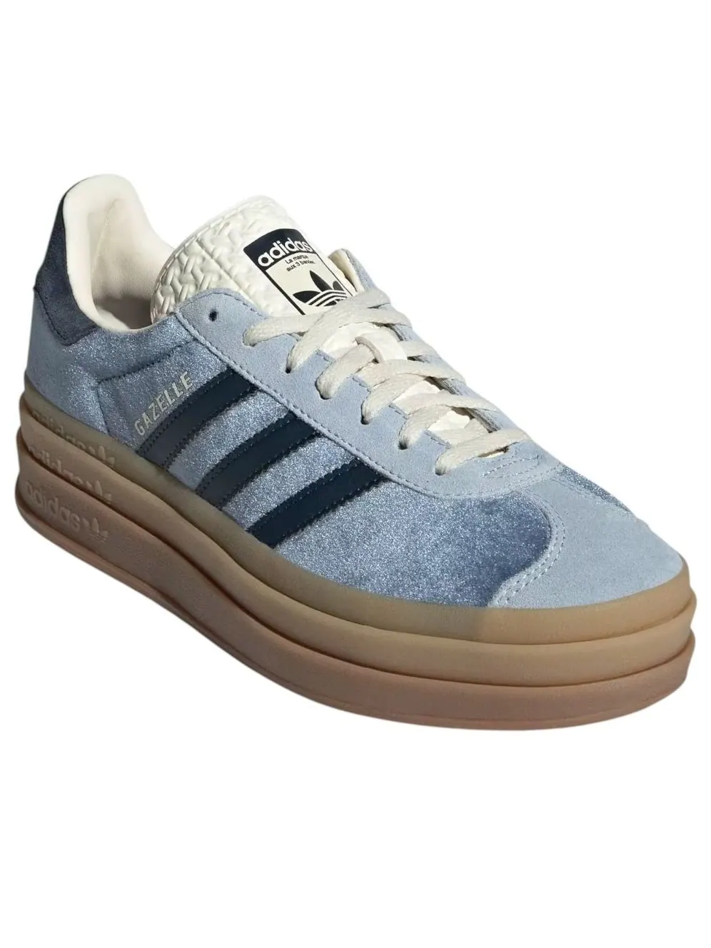 (WMNS) Кроссовки Adidas Gazelle Bold 'Preloved Ink Aurora Ink' — изображение 5 из 6, синий