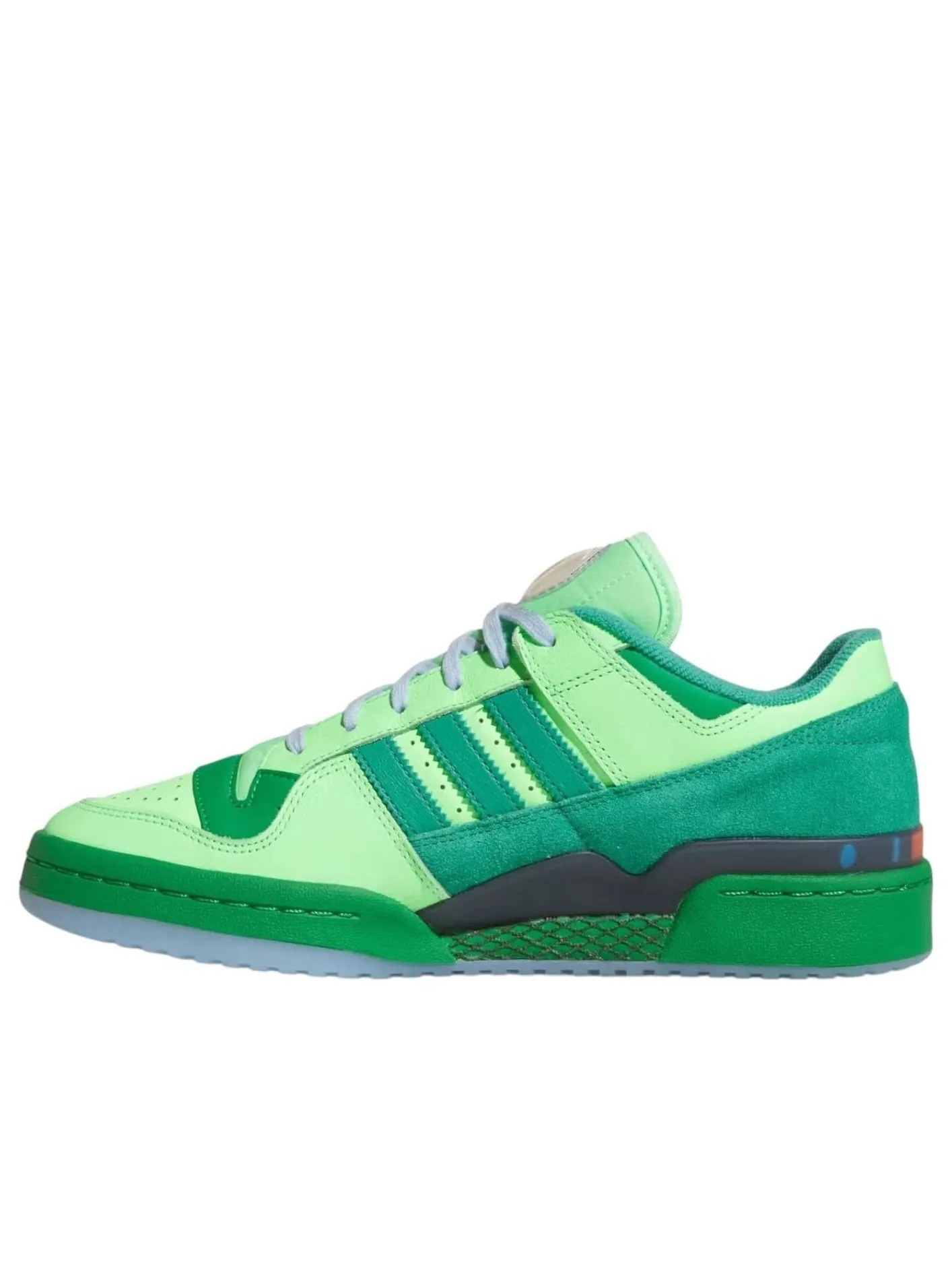 Кроссовки adidas x The Simpsons Forum Low 'Lime Burst Green' — изображение 1 из 5, зеленый
