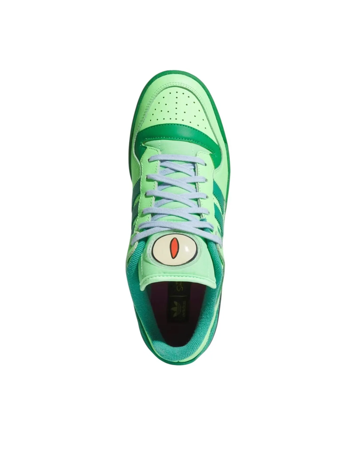 Кроссовки adidas x The Simpsons Forum Low 'Lime Burst Green' — изображение 3 из 5, зеленый
