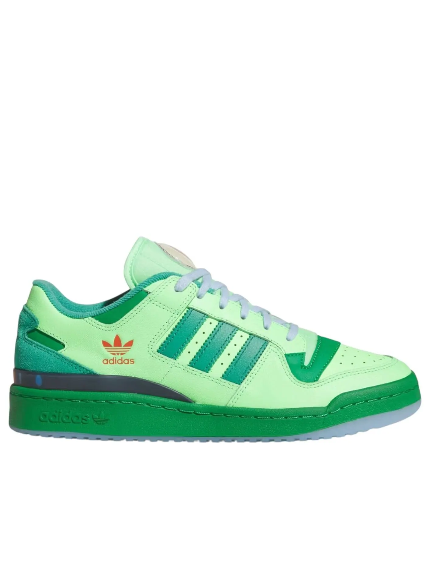 Кроссовки adidas x The Simpsons Forum Low 'Lime Burst Green' — изображение 5 из 5, зеленый