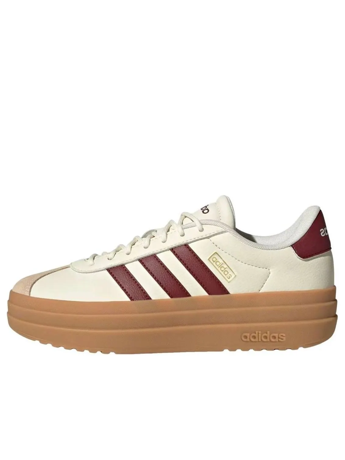 (WMNS) Adidas VL Court Bold 'Off White Shadow Red' — изображение 1 из 5, белый/красный/песочный