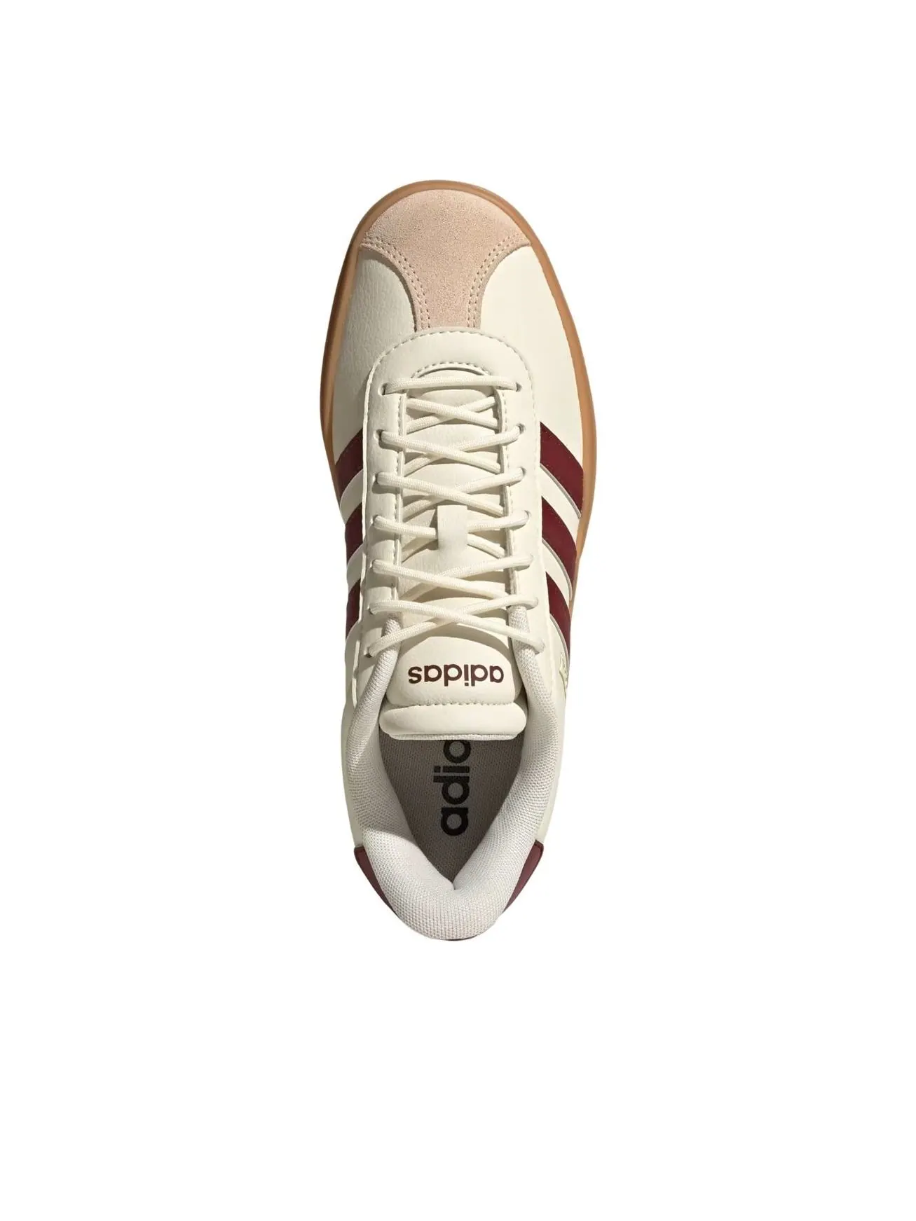 (WMNS) Adidas VL Court Bold 'Off White Shadow Red' — изображение 3 из 5, белый/красный/песочный