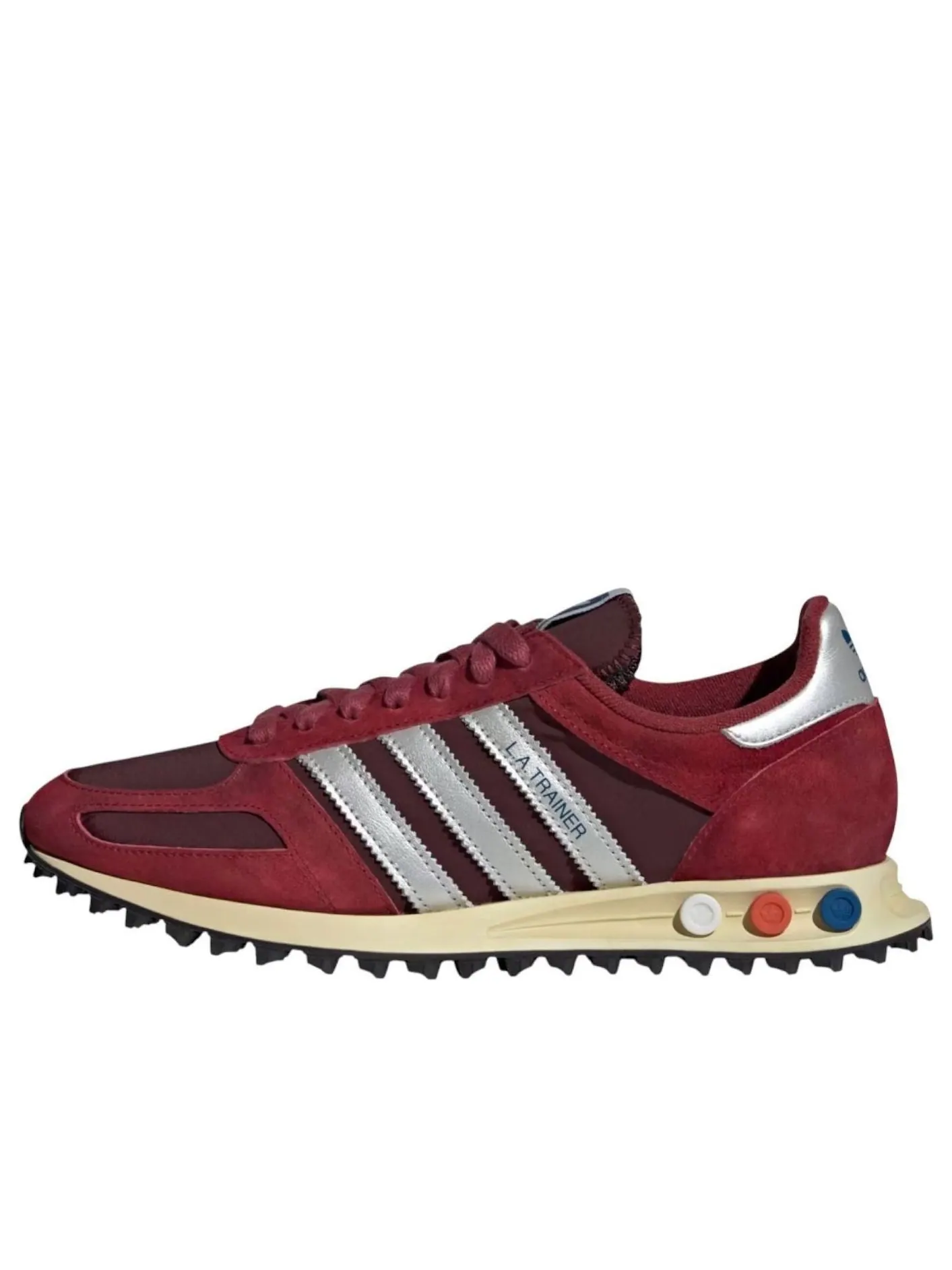 Кроссовки Adidas LA SNEAKER 'Noble Maroon Silver Metallic Maroon' — изображение 1 из 6, серебристый металлик