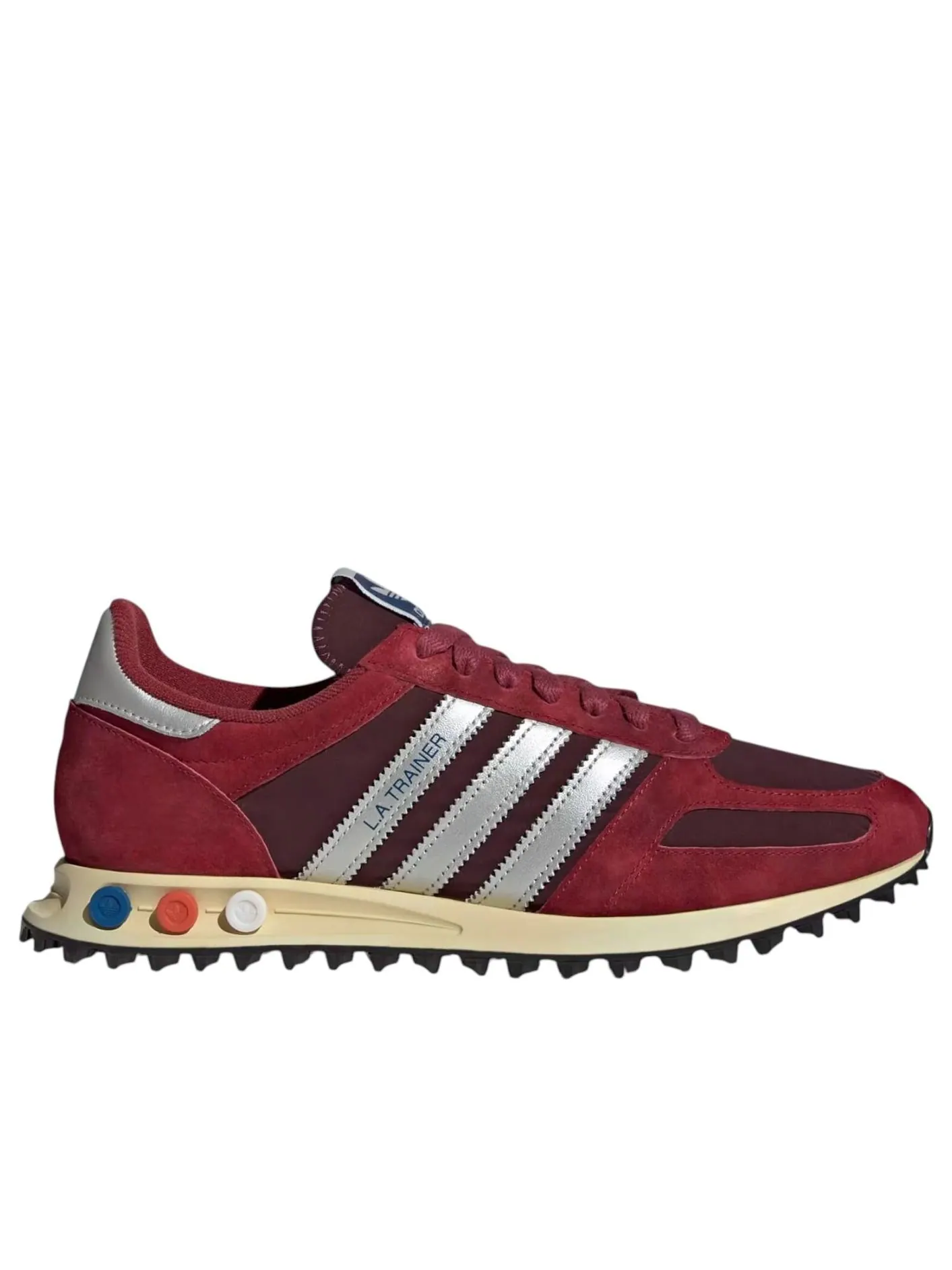 Кроссовки Adidas LA SNEAKER 'Noble Maroon Silver Metallic Maroon' — изображение 6 из 6, серебристый металлик