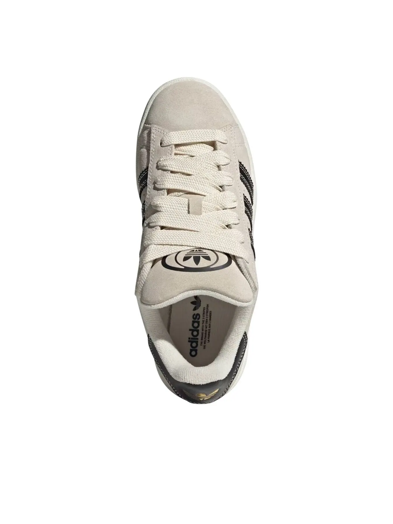 Кроссовки (WMNS) adidas Campus 00s 'Wonder Quartz Black' — изображение 3 из 6, бежевый