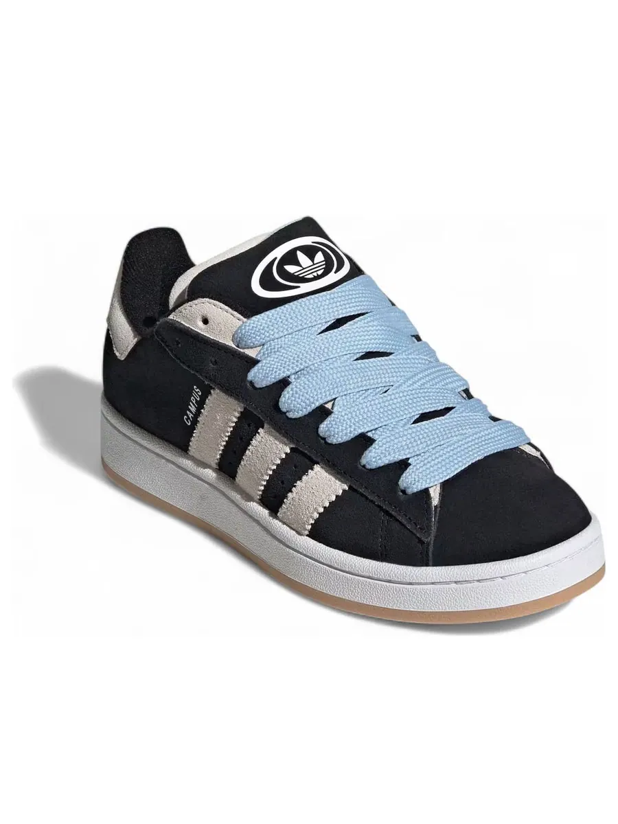 Кроссовки (WMNS) adidas Campus 00s 'Black Light Blue Gum' — изображение 3 из 6, черный