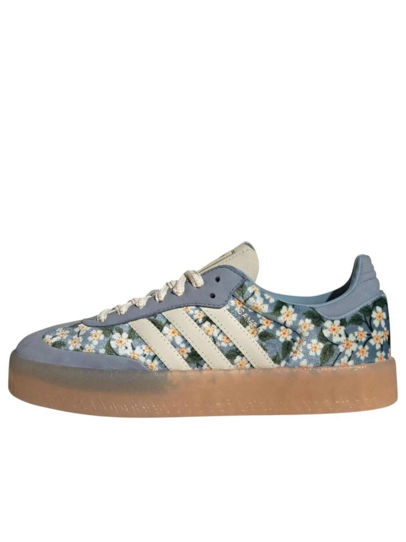 (WMNS) Adidas x Liberty London Sambae 'Blue Cream White' — изображение 1 из 5