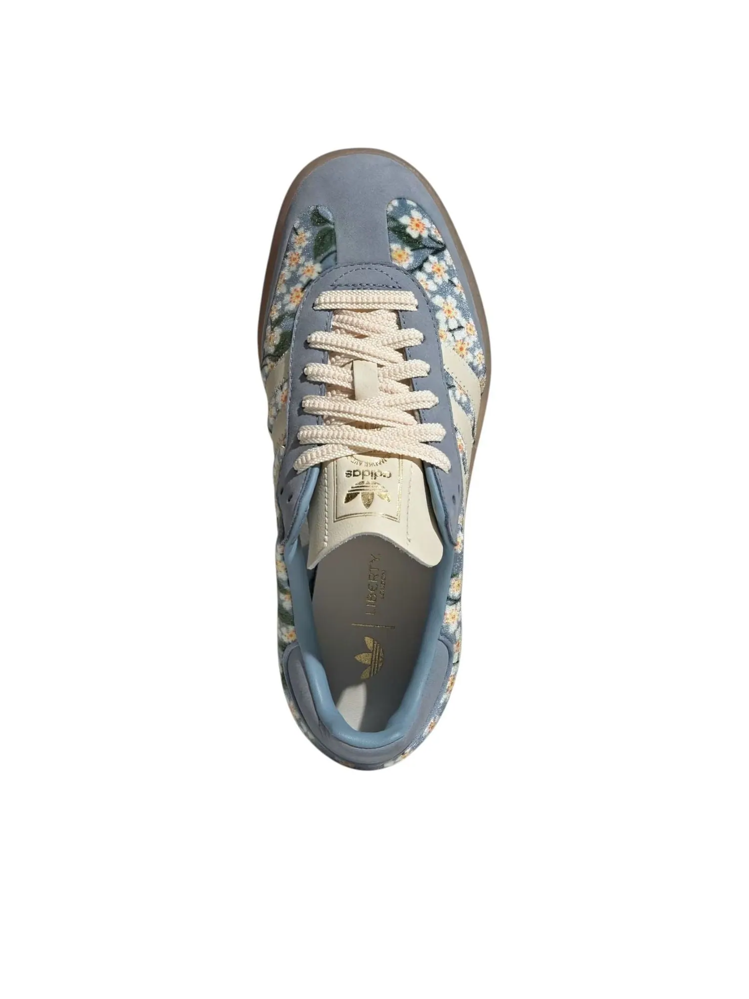 (WMNS) Adidas x Liberty London Sambae 'Blue Cream White' — изображение 4 из 5