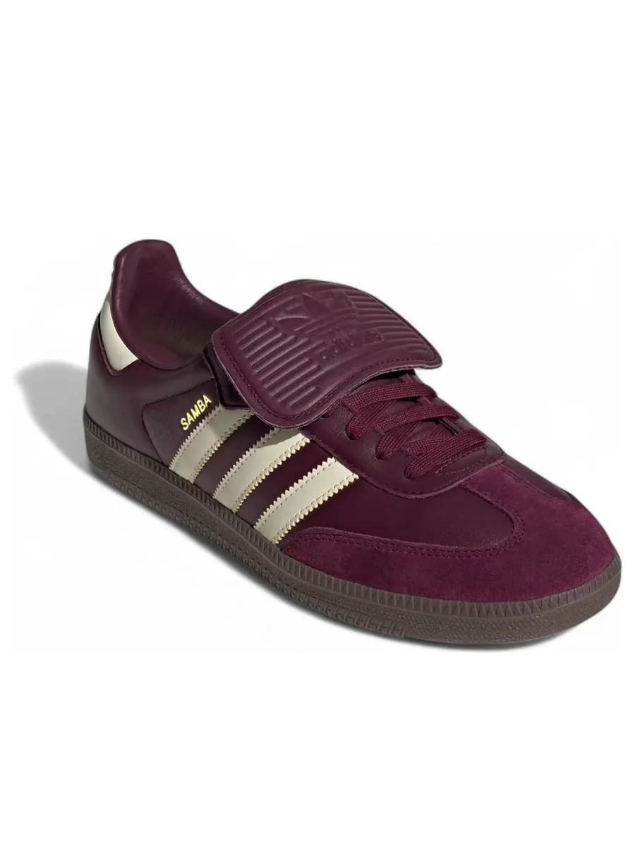 Кроссовки adidas x Beauty & Youth Samba LT 'Maroon' — изображение 3 из 6, бордовый