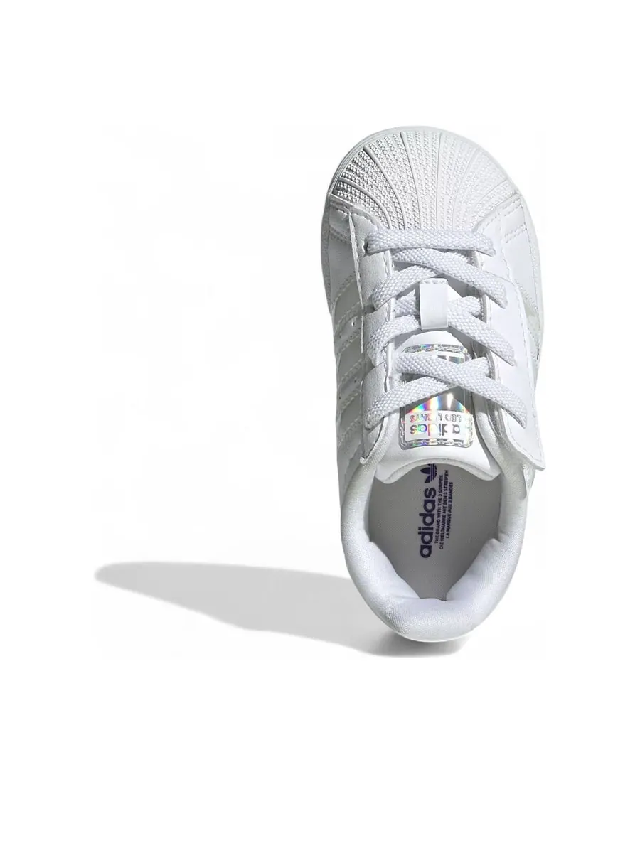 Кроссовки (TD) adidas Superstar LED Light CF EL 'White' — изображение 5 из 6, белый