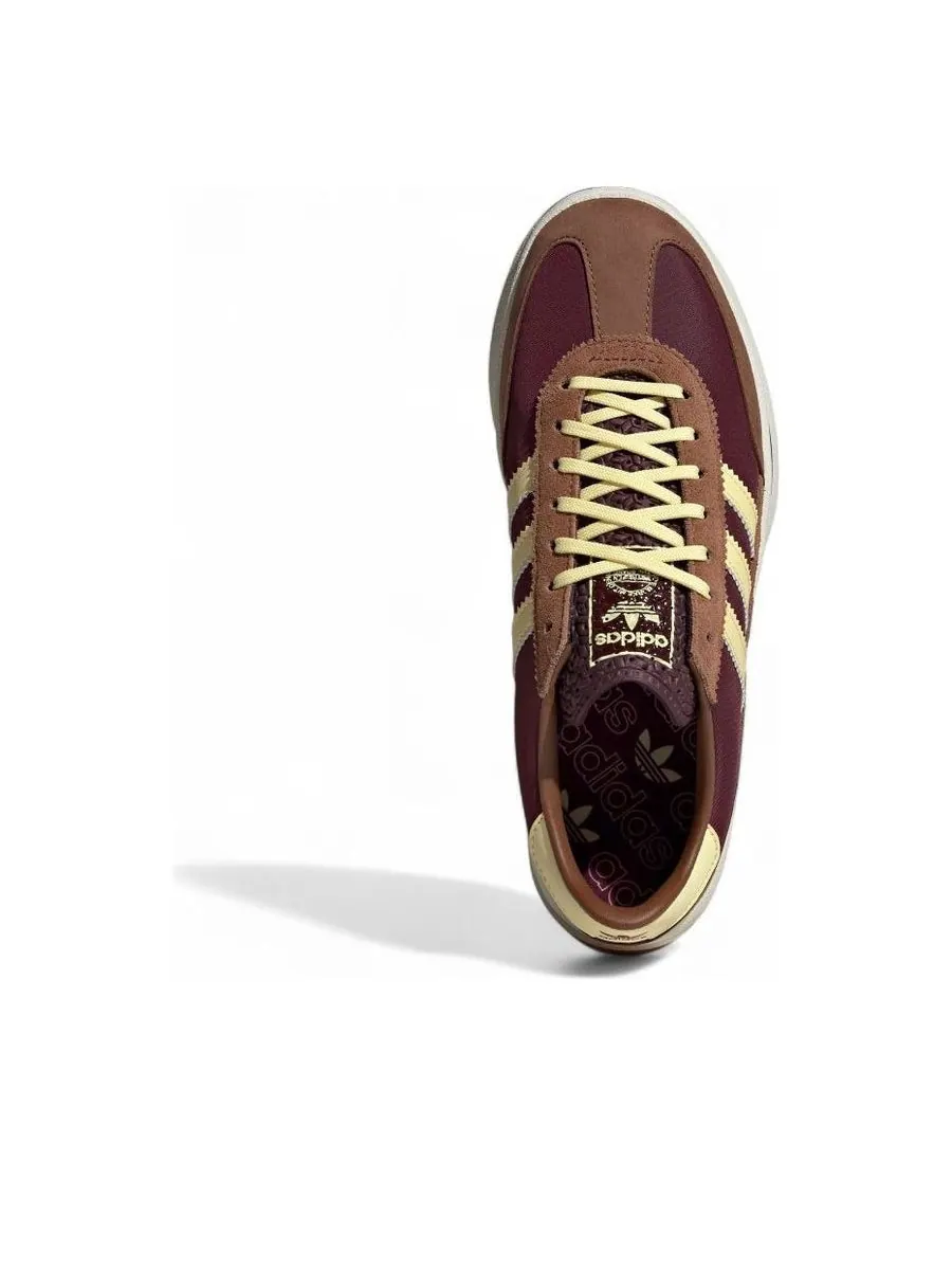 Кроссовки (WMNS) adidas SL 72 Stack 'Burgundy Yellow Brown' — изображение 4 из 5, бордовый