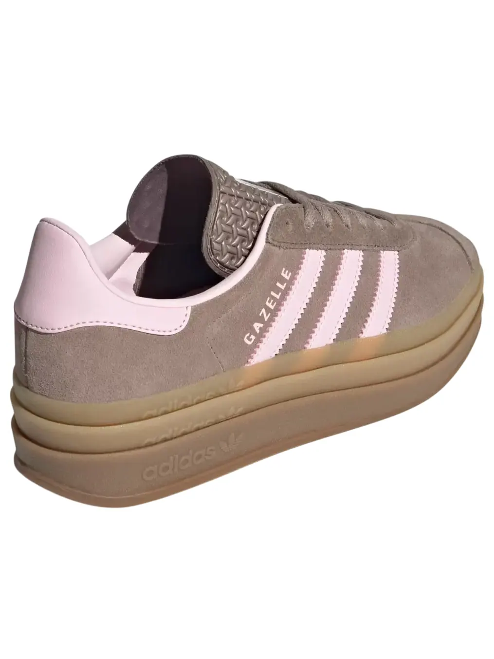 Кроссовки (WMNS) adidas Gazelle Bold 'Trace Brown Clear Pink' — изображение 5 из 5, коричневый