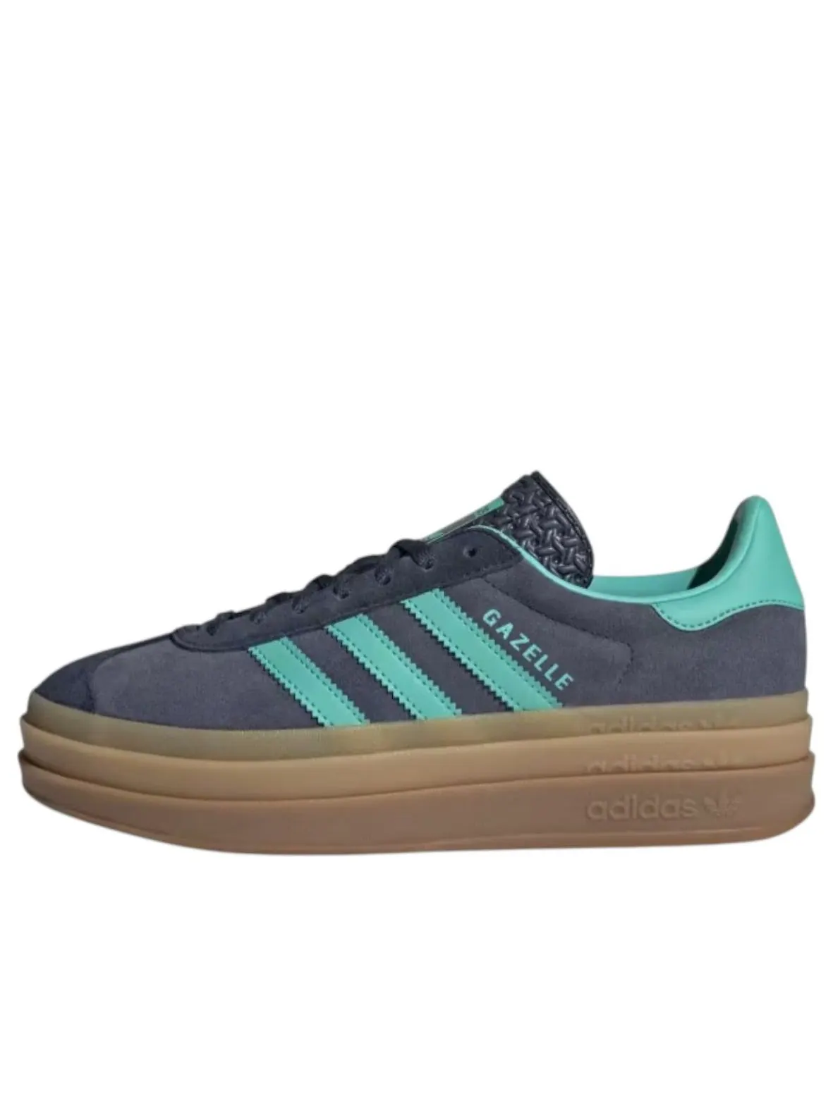 (WMNS) Adidas Gazelle Bold 'Shadow Navy Acid Mint' — изображение 1 из 6, темно-синий