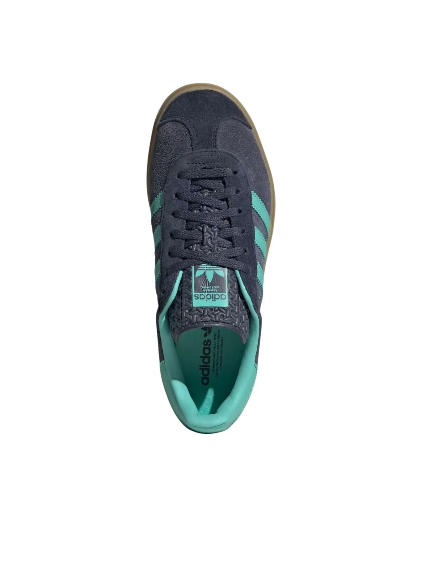 (WMNS) Adidas Gazelle Bold 'Shadow Navy Acid Mint' — изображение 3 из 6, темно-синий