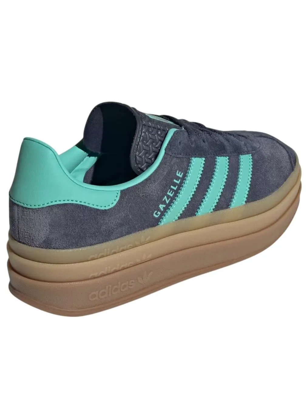 (WMNS) Adidas Gazelle Bold 'Shadow Navy Acid Mint' — изображение 6 из 6, темно-синий