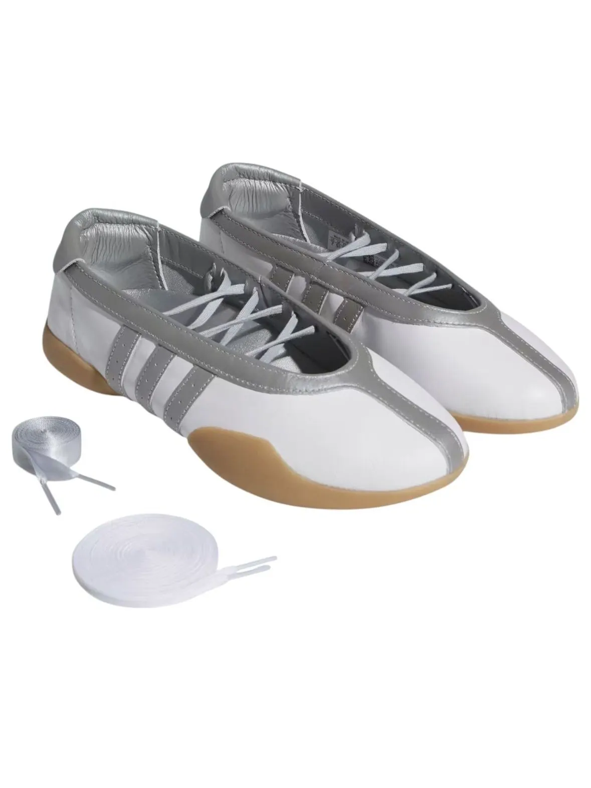Кроссовки (WMNS) adidas Taekwondo Mei Shoes 'Silver Metallic' — изображение 3 из 5, белый