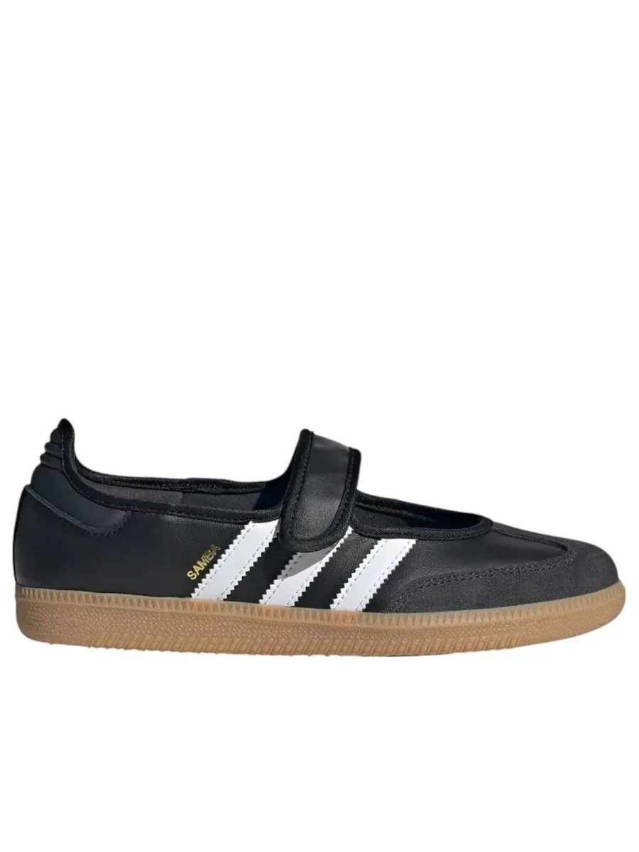 Кроссовки (WMNS) adidas Samba Jane 'Black White Gum' — изображение 2 из 5, черный
